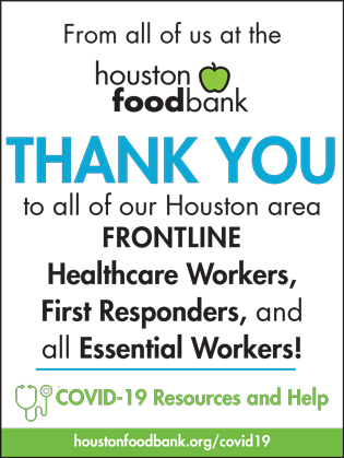 Online ad for Houston Food Bank