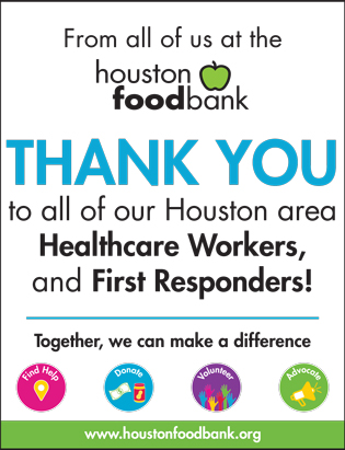 Online ad for Houston Food Bank